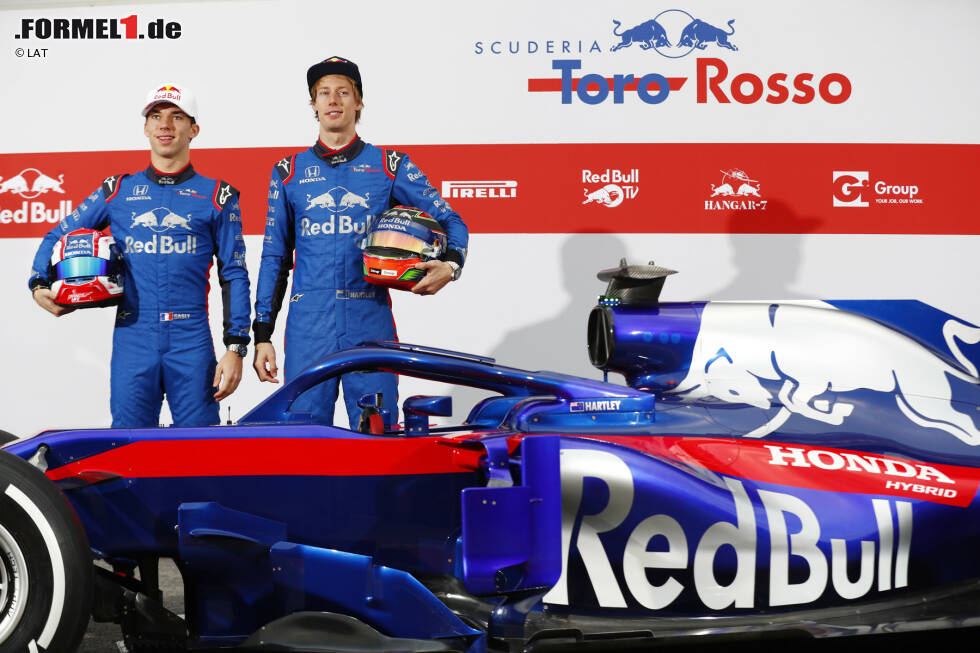 Foto zur News: Brendon Hartley (Toro Rosso) und Pierre Gasly (Toro Rosso)