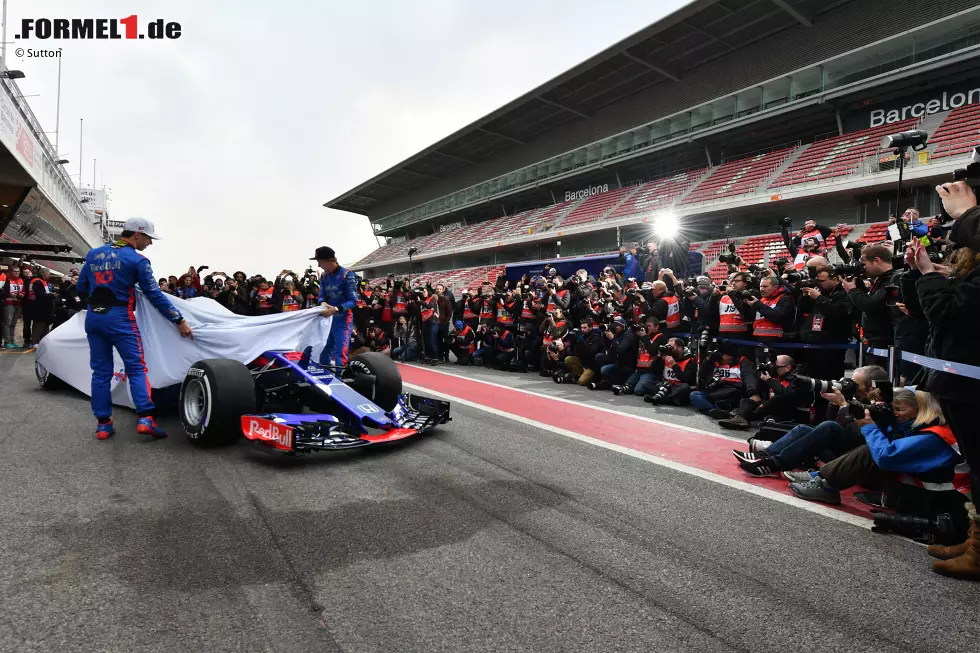 Foto zur News: Brendon Hartley (Toro Rosso) und Pierre Gasly (Toro Rosso)