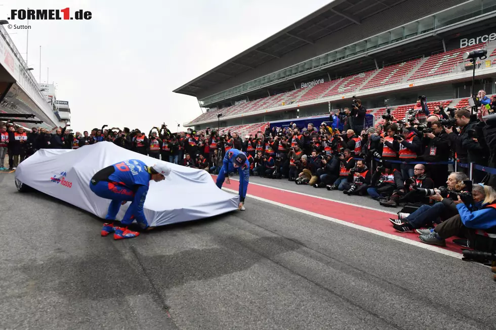 Foto zur News: Brendon Hartley (Toro Rosso) und Pierre Gasly (Toro Rosso)