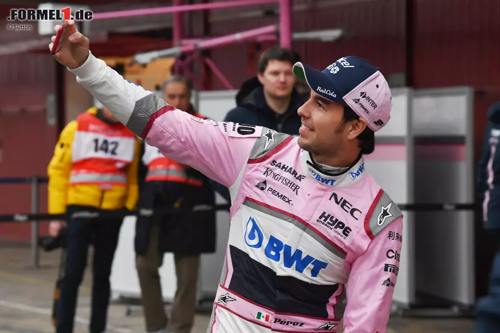 Foto zur News: Sergio Perez (Force India)