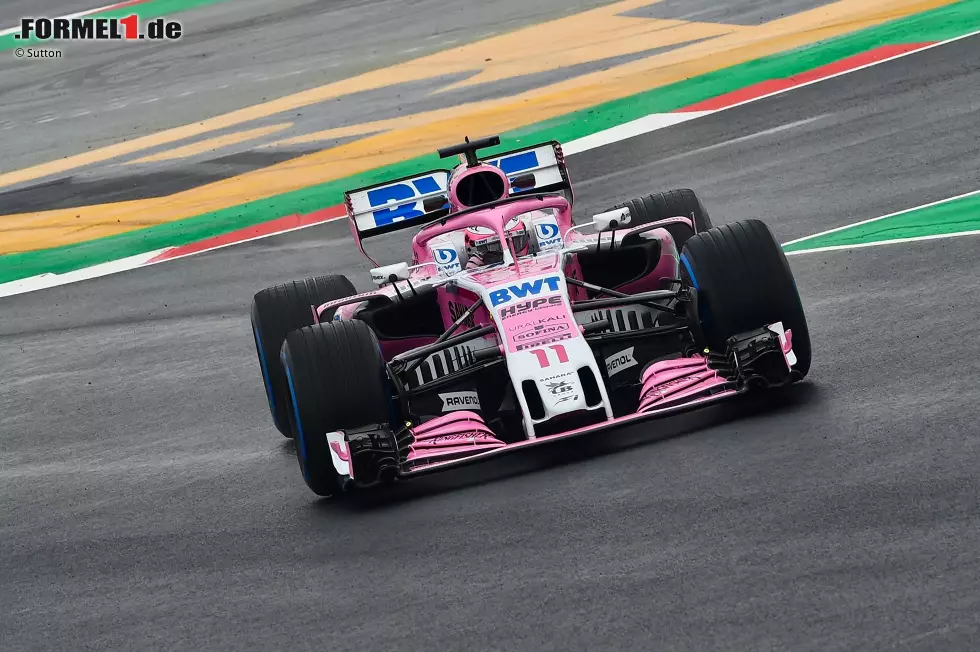 Foto zur News: Sergio Perez (Force India)