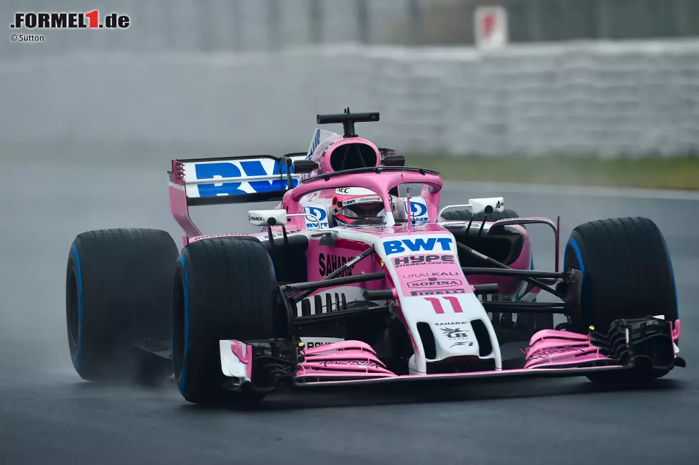 Foto zur News: Sergio Perez (Force India)