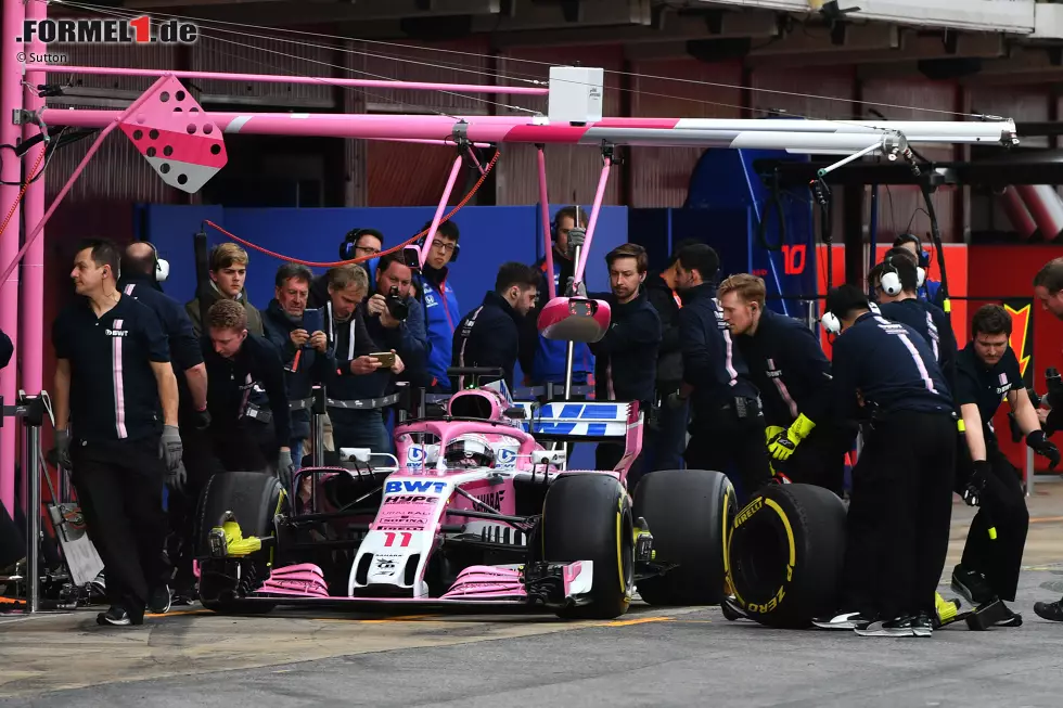 Foto zur News: Sergio Perez (Force India)