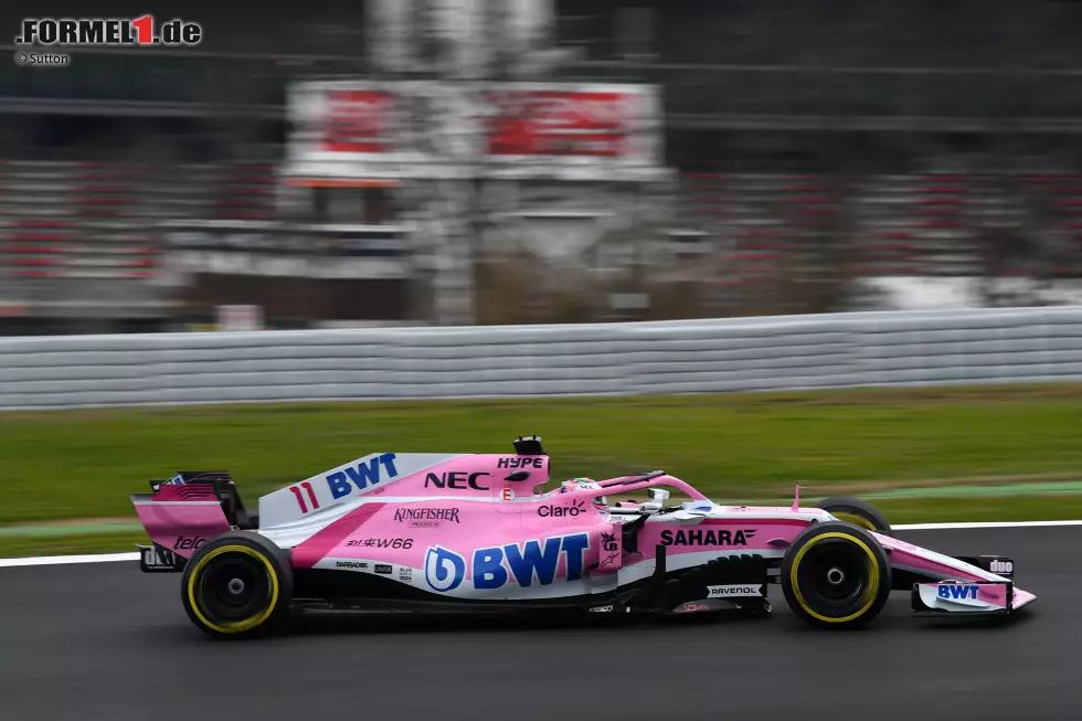 Foto zur News: Sergio Perez (Force India)