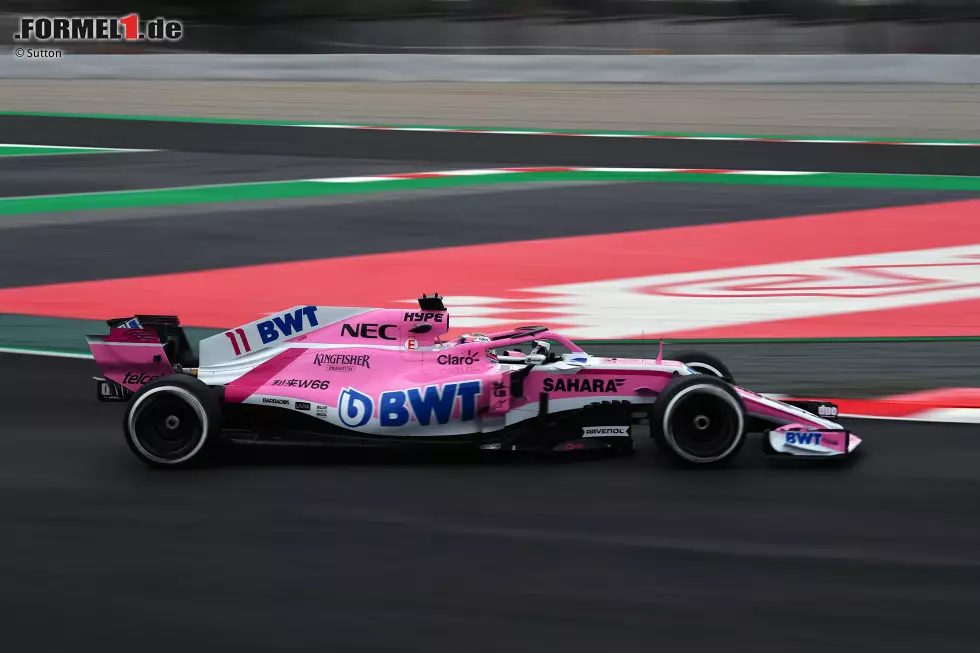 Foto zur News: Sergio Perez (Force India)