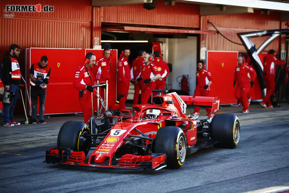 Foto zur News: Sebastian Vettel (Ferrari)