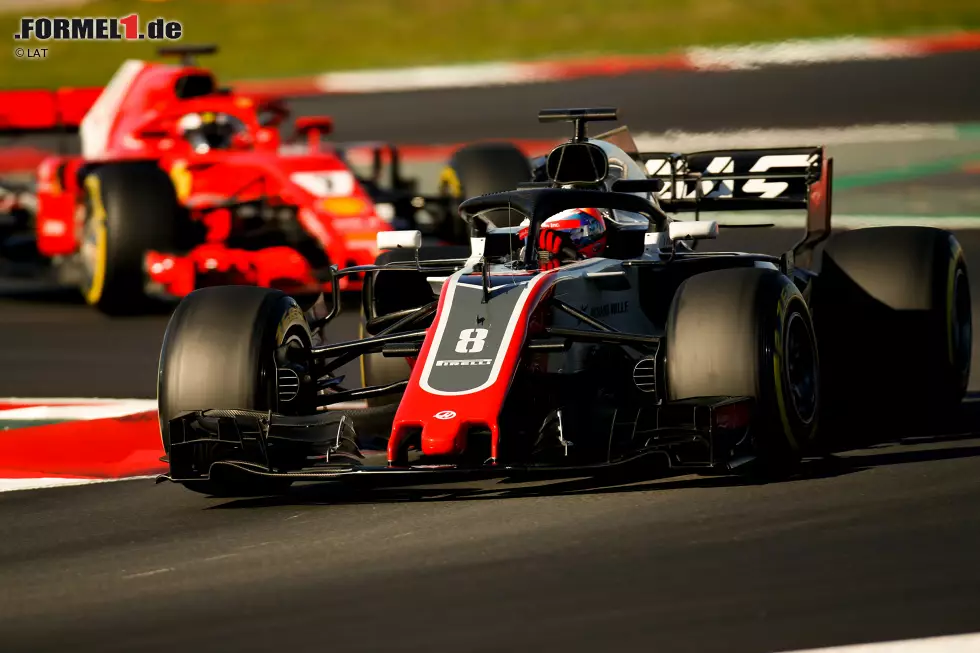 Foto zur News: Romain Grosjean (Haas)