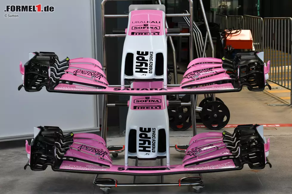 Foto zur News: Frontflügel Force India VJM11