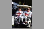Foto zur News: Charles Leclerc (Sauber) und Marcus Ericsson (Sauber)