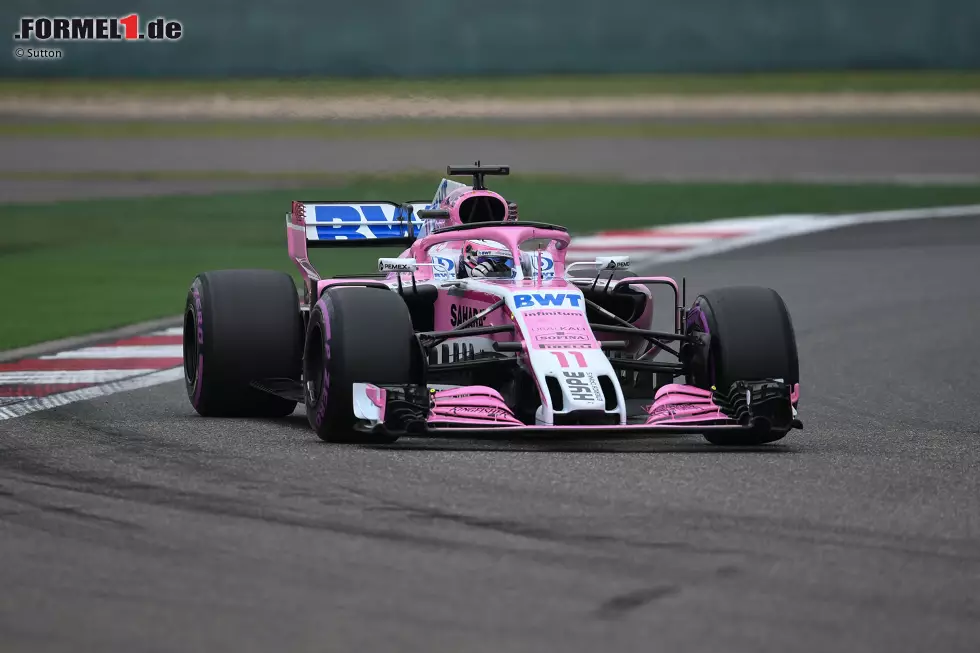 Foto zur News: Sergio Perez (Force India)