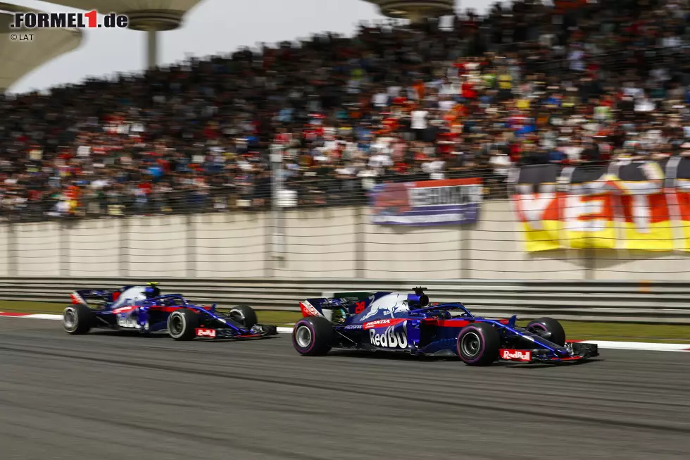 Foto zur News: Brendon Hartley (Toro Rosso) und Pierre Gasly (Toro Rosso)