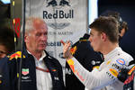 Foto zur News: Helmut Marko und Max Verstappen (Red Bull)