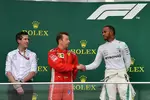 Gallerie: Kimi Räikkönen (Ferrari) und Lewis Hamilton (Mercedes)