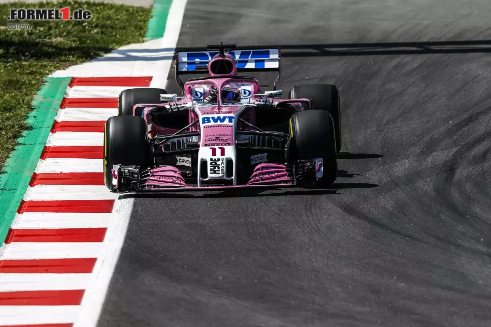 Foto zur News: Sergio Perez (Force India)