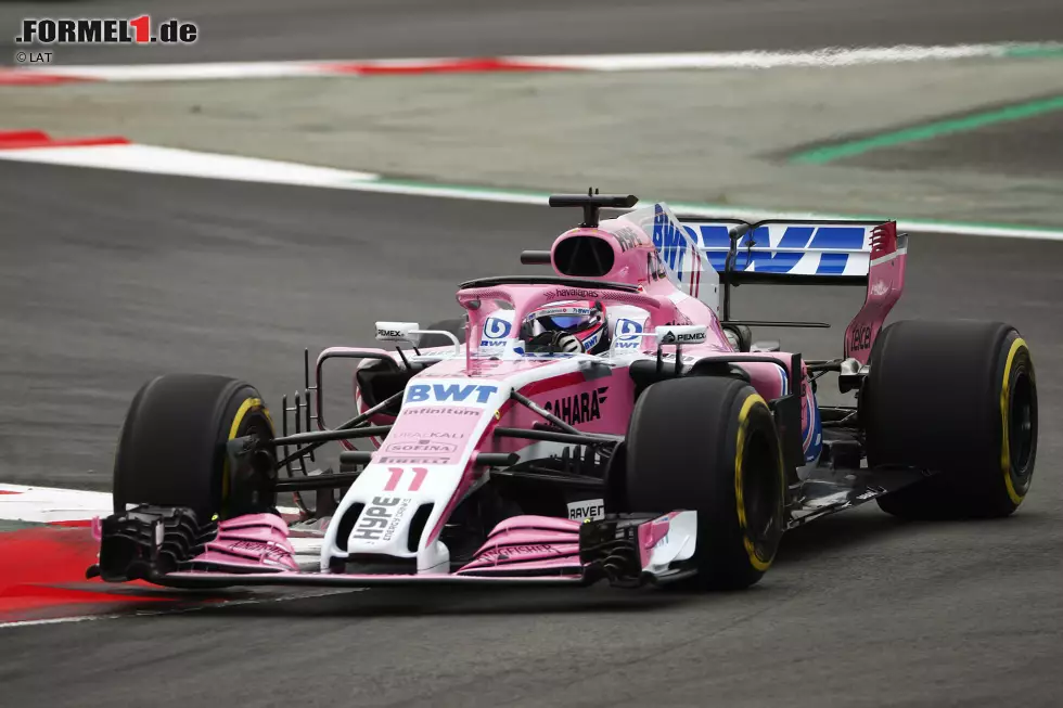 Foto zur News: Sergio Perez (Force India)