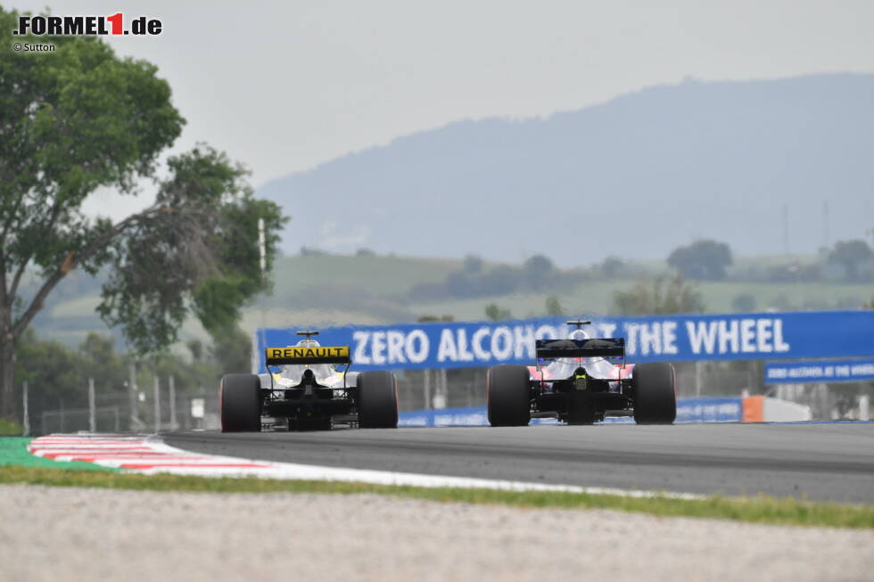 Foto zur News: Brendon Hartley (Toro Rosso) und Nico Hülkenberg (Renault)