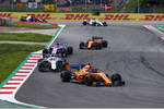 Foto zur News: Fernando Alonso (McLaren), Lance Stroll (Williams), Sergio Perez (Force India), Stoffel Vandoorne (McLaren) und Marcus Ericsson (Sauber)