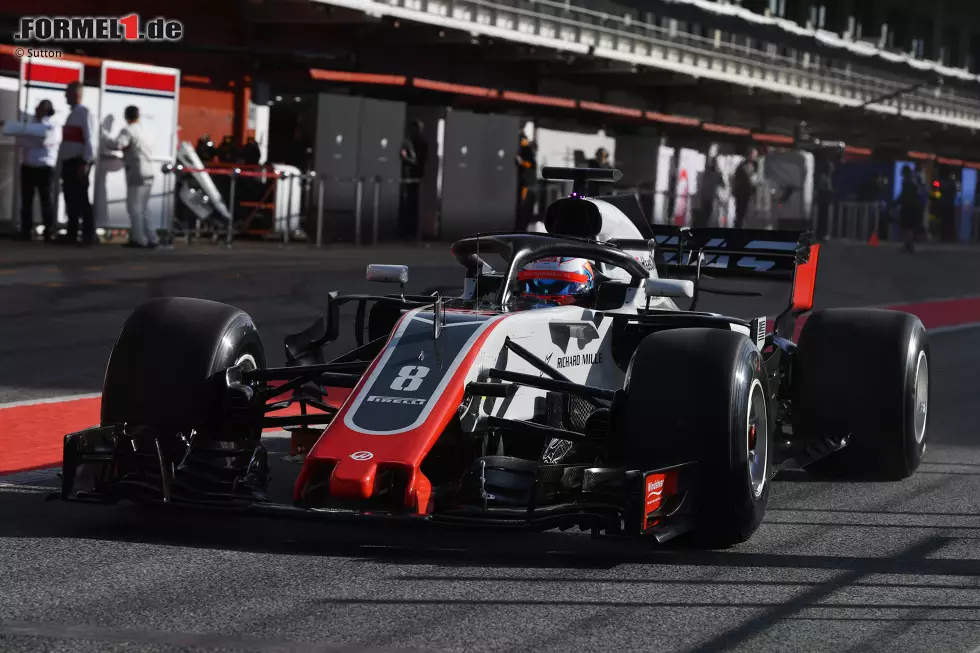 Foto zur News: Romain Grosjean (Haas)