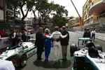 Foto zur News: Chase Carey, Keke und Nico Rosberg und Fürst Albert