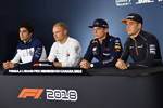 Foto zur News: Lance Stroll (Williams), Valtteri Bottas (Mercedes), Max Verstappen (Red Bull) und Stoffel Vandoorne (McLaren)