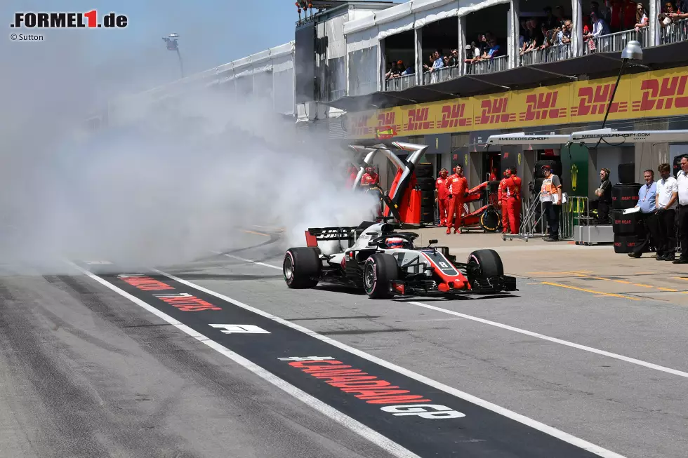 Foto zur News: Romain Grosjean (Haas)