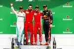 Gallerie: Valtteri Bottas (Mercedes), Sebastian Vettel (Ferrari) und Max Verstappen (Red Bull)