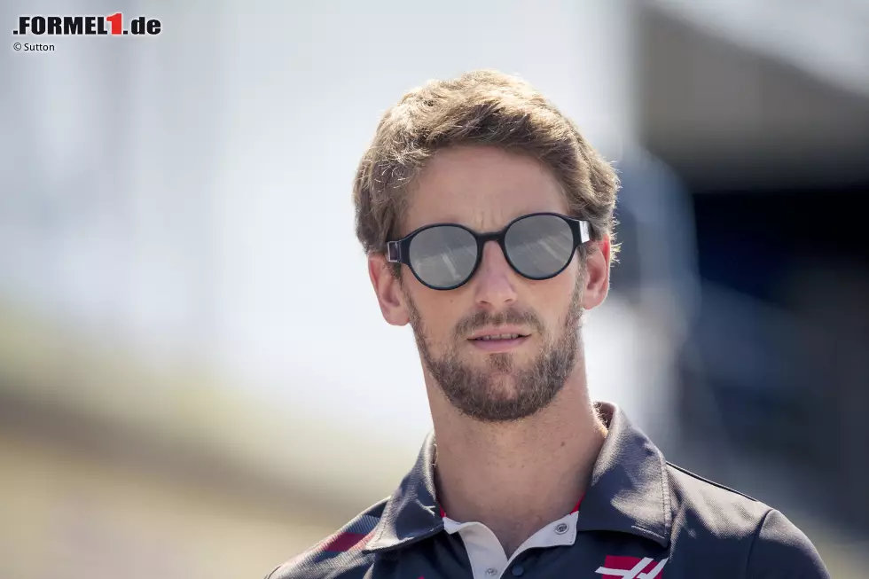 Foto zur News: Romain Grosjean (Haas)