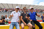 Foto zur News: Esteban Ocon (Force India), Romain Grosjean (Haas) und Pierre Gasly (Toro Rosso)
