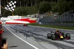 Gallerie: Max Verstappen (Red Bull), Kimi Räikkönen (Ferrari) und Sebastian Vettel (Ferrari)