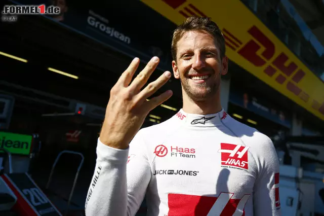 Foto zur News: Wie Phoenix aus der Asche: Romain Grosjean gewinnt unsere Wertung. Wie die Redaktion Ihre Noten begründet? Klicken Sie sich jetzt durch!