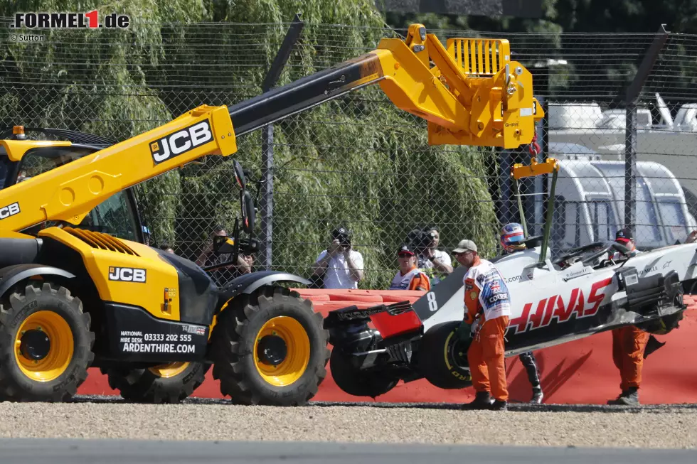 Foto zur News: Romain Grosjean (Haas)