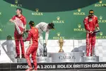 Gallerie: Sebastian Vettel (Ferrari), Lewis Hamilton (Mercedes) und Kimi Räikkönen (Ferrari)