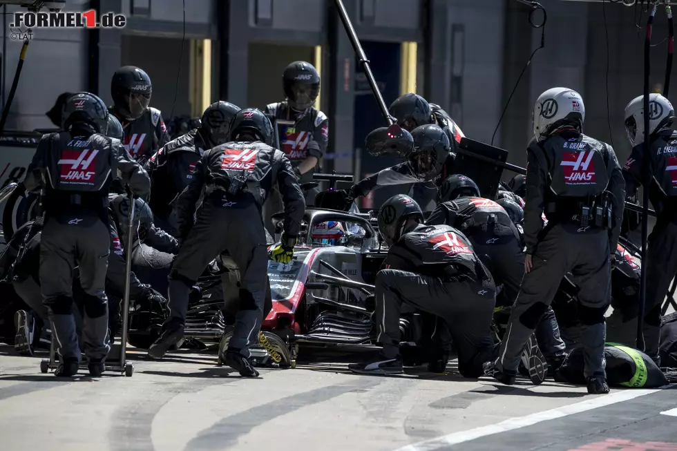 Foto zur News: Romain Grosjean (Haas)