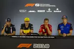 Foto zur News: Sergio Perez (Force India), Nico Hülkenberg (Renault), Sebastian Vettel (Ferrari) und Pierre Gasly (Toro Rosso)