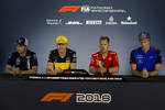 Foto zur News: Sergio Perez (Force India), Nico Hülkenberg (Renault), Sebastian Vettel (Ferrari) und Pierre Gasly (Toro Rosso)