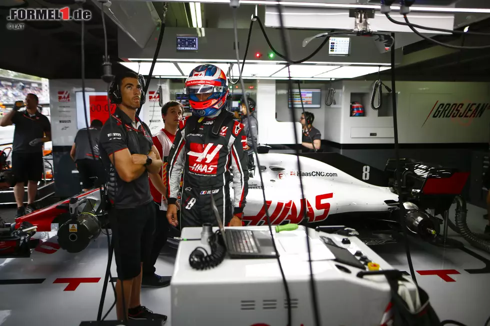 Foto zur News: Romain Grosjean (Haas)