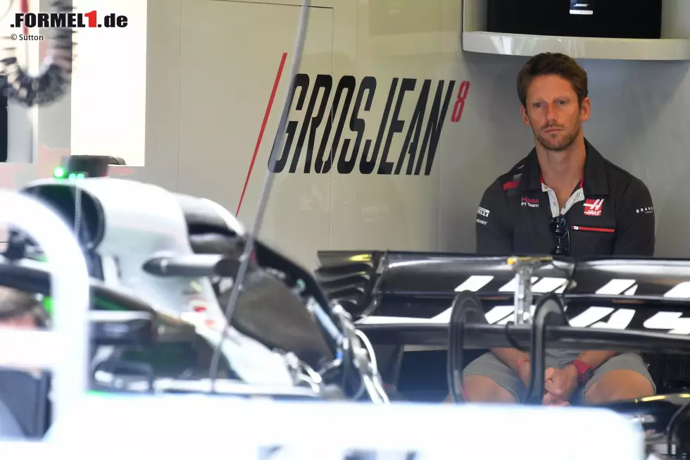 Foto zur News: Romain Grosjean (Haas)