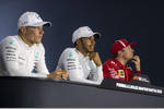 Gallerie: Valtteri Bottas (Mercedes), Lewis Hamilton (Mercedes) und Kimi Räikkönen (Ferrari)