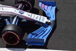 Foto zur News: Williams-Frontflügel mit Flow-Viz-Farbe
