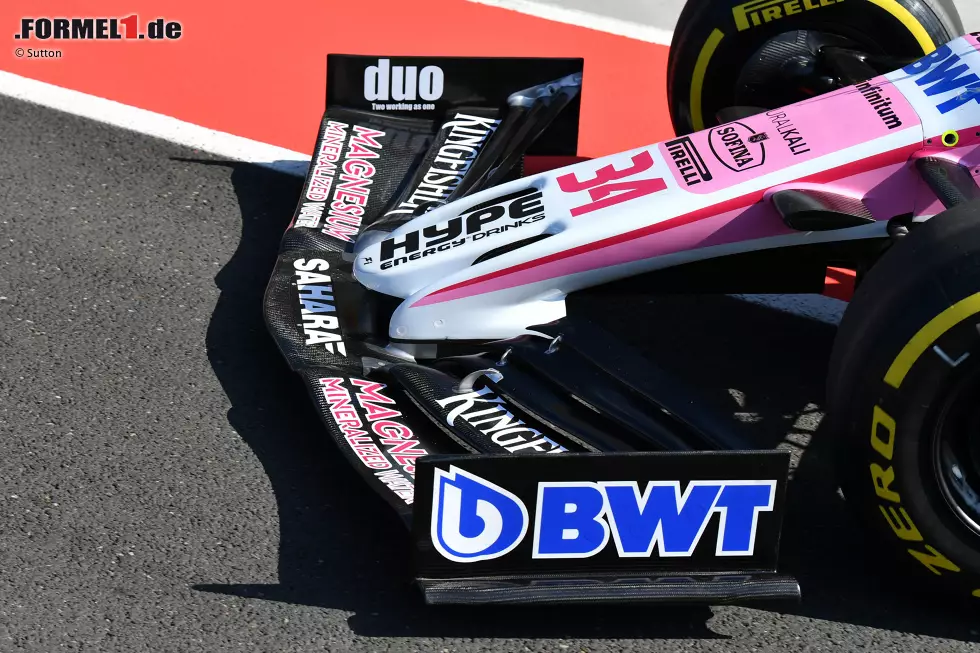 Foto zur News: Frontflügel von Force India