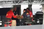 Foto zur News: Maurizio Arrivabene, Helmut Marko und Christian Horner