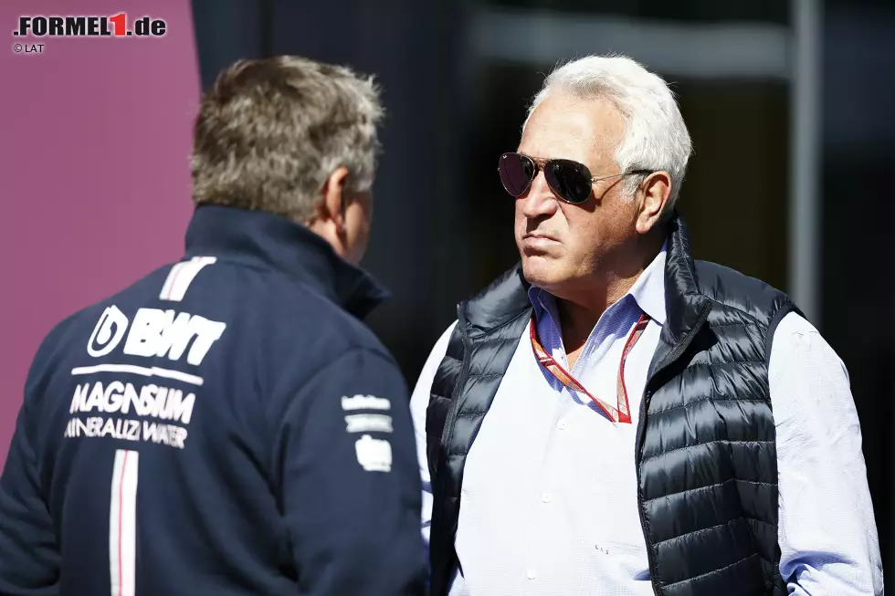 Foto zur News: Otmar Szafnauer und Lawrence Stroll