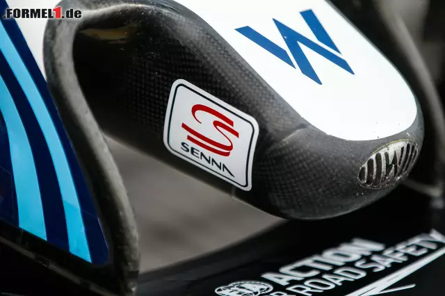 Das berühmte Senna-S am Williams. Foto zur News: Das berühmte Senna-S am Williams.