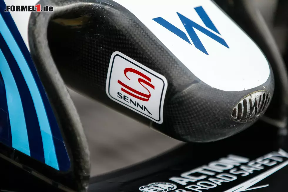Foto zur News: Das berühmte Senna-S am Williams.