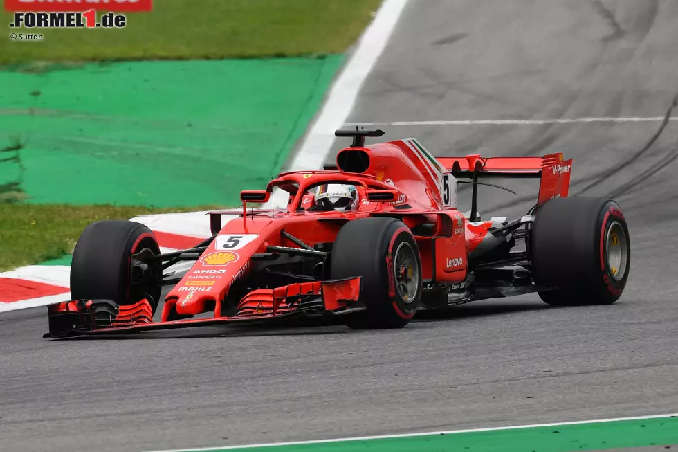 Foto zur News: Sebastian Vettel (Ferrari)