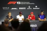 Foto zur News: Kevin Magnussen (Haas), Lewis Hamilton (Mercedes), Kimi Räikkönen (Ferrari) und Brendon Hartley (Toro Rosso)