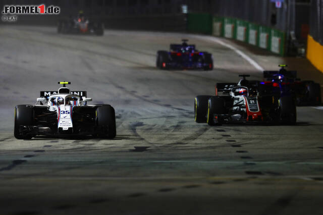 Sergei Sirotkin (Williams), Romain Grosjean (Haas), Pierre Gasly (Toro Rosso) und Brendon Hartley (Toro Rosso) Sergei Sirotkin (Williams), Romain Grosjean (Haas), Pierre Gasly (Toro Rosso) und Brendon Hartley (Toro Rosso)
