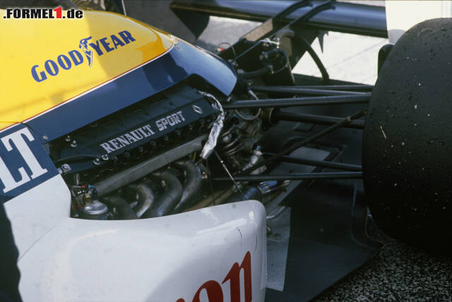 Foto zur News: Ihre erste Partnerschaft (noch in der V10-Ära) gingen Williams und Renault 1989 ein ...