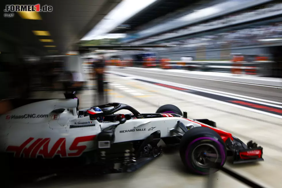 Foto zur News: Romain Grosjean (Haas)