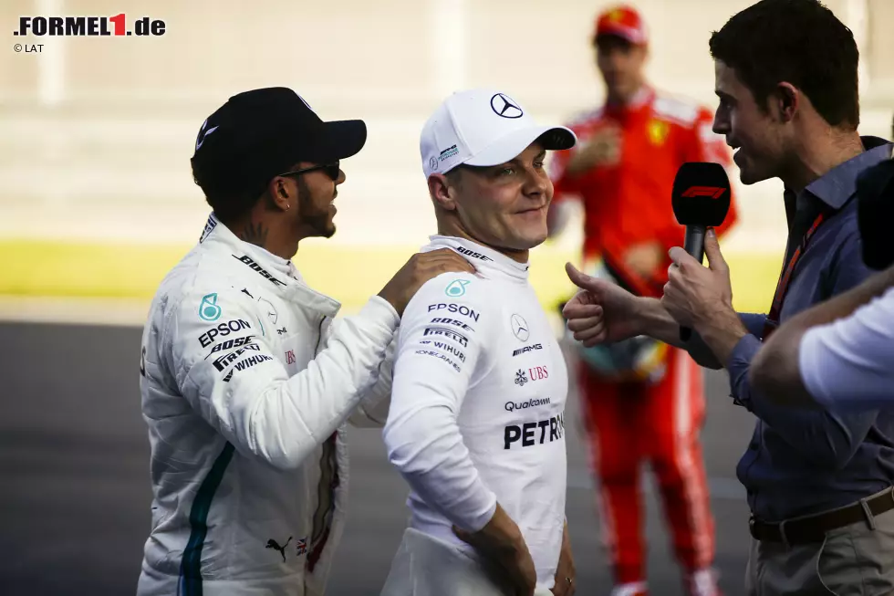 Foto zur News: Lewis Hamilton (Mercedes) und Valtteri Bottas (Mercedes)